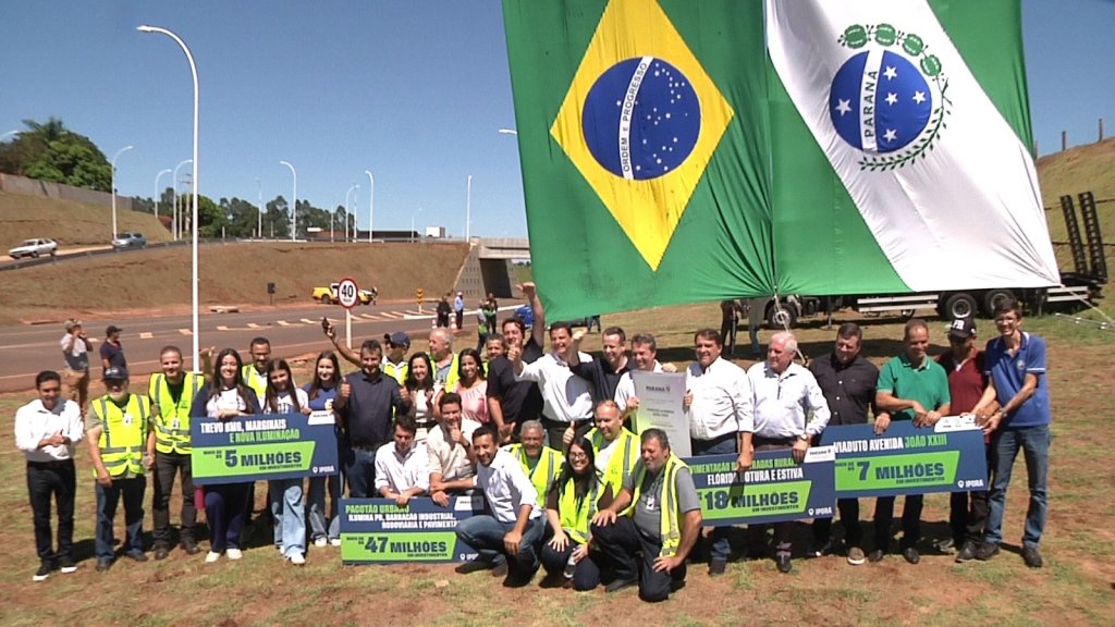 Governador inaugura viaduto e anuncia novos investimentos para Iporã